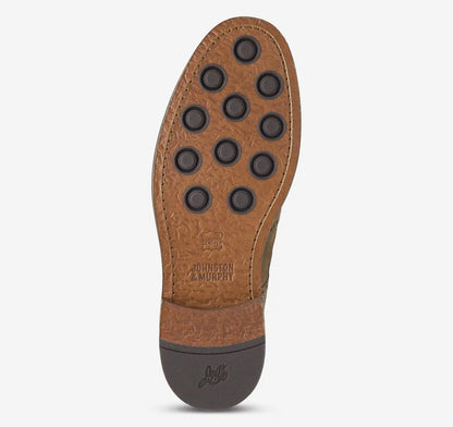 Ripley Wingtip - Moss Waxed Suede