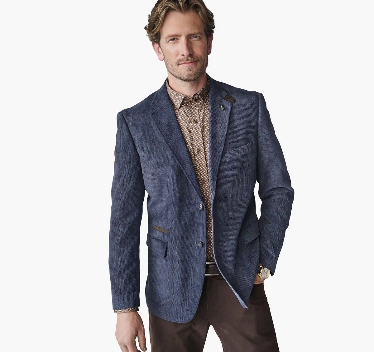 Harding Bib Blazer - Navy Plush