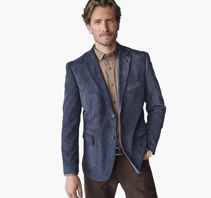 Harding Bib Blazer - Navy Plush