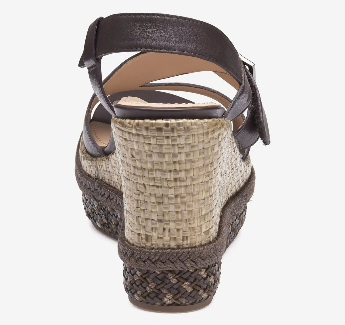 Addison Asymmetrical Wedge - Dark Brown Nappa Leather