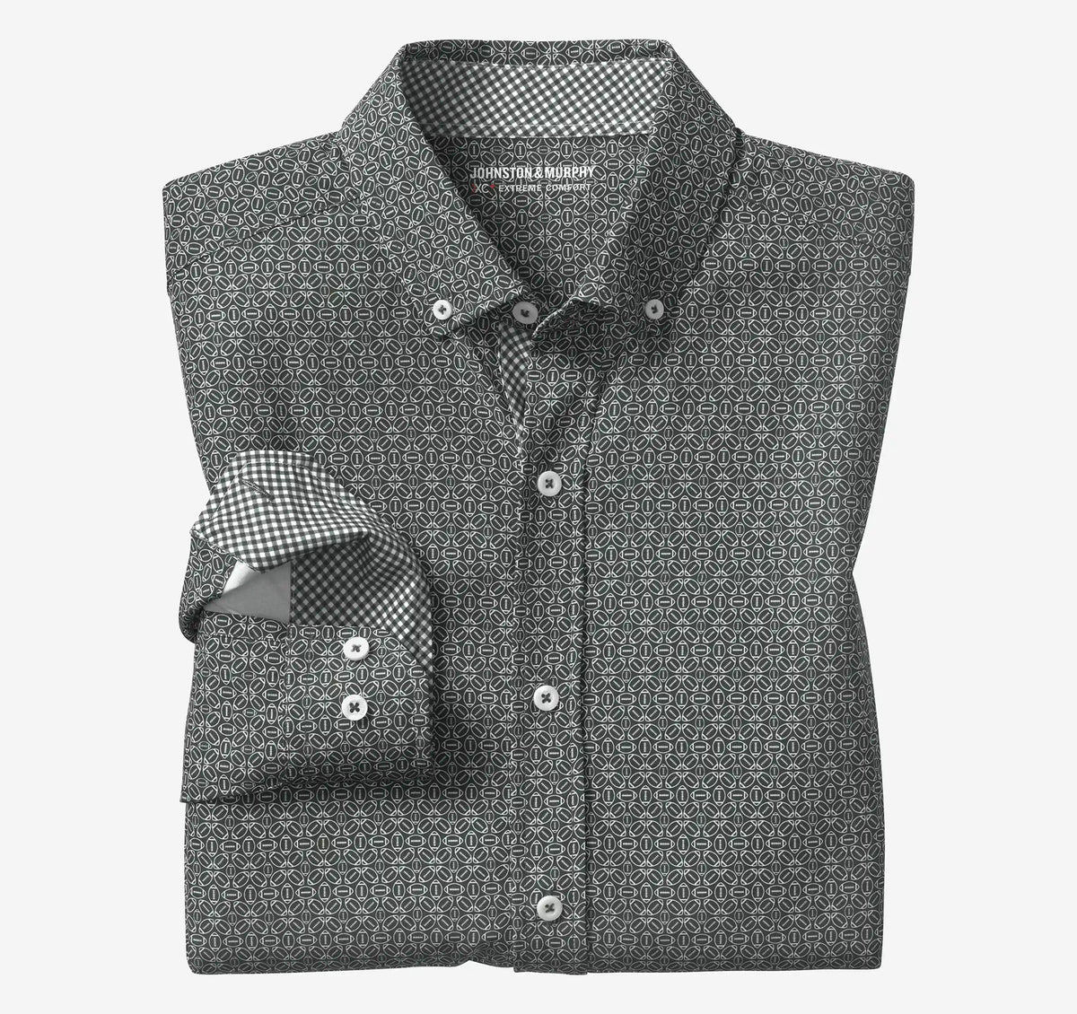 Game Day XC+™ Long-Sleeve Football Print Shirt - Black