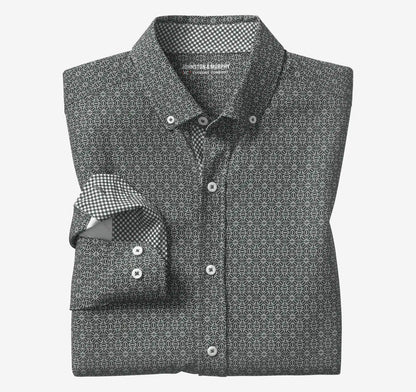 Game Day XC+™ Long-Sleeve Football Print Shirt - Black