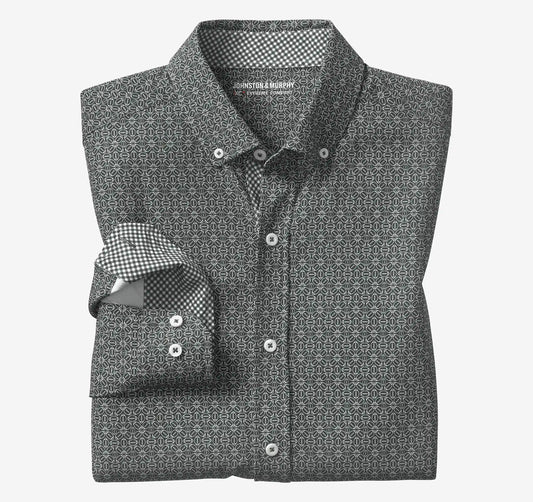 Game Day XC+™ Long-Sleeve Football Print Shirt - Black