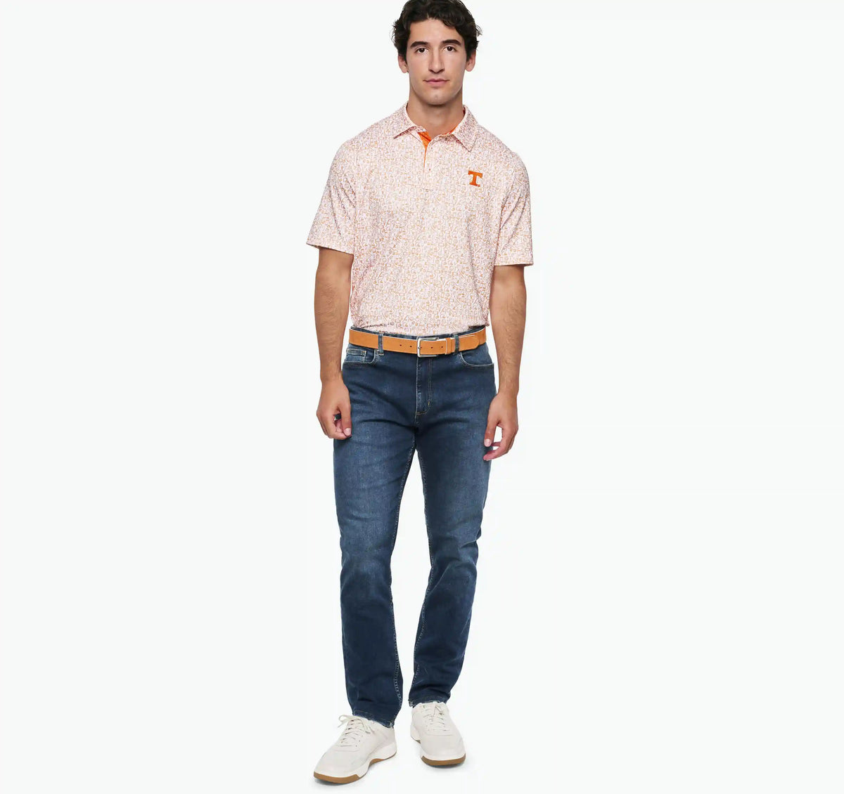 Collegiate XC+­™ Multi Sport Print Polo - University of Tennessee - Orange