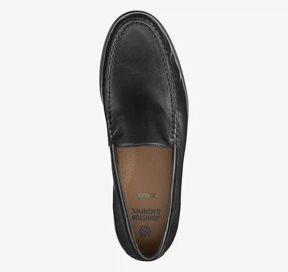 Harrison Venetian Loafer - Black Glove Leather