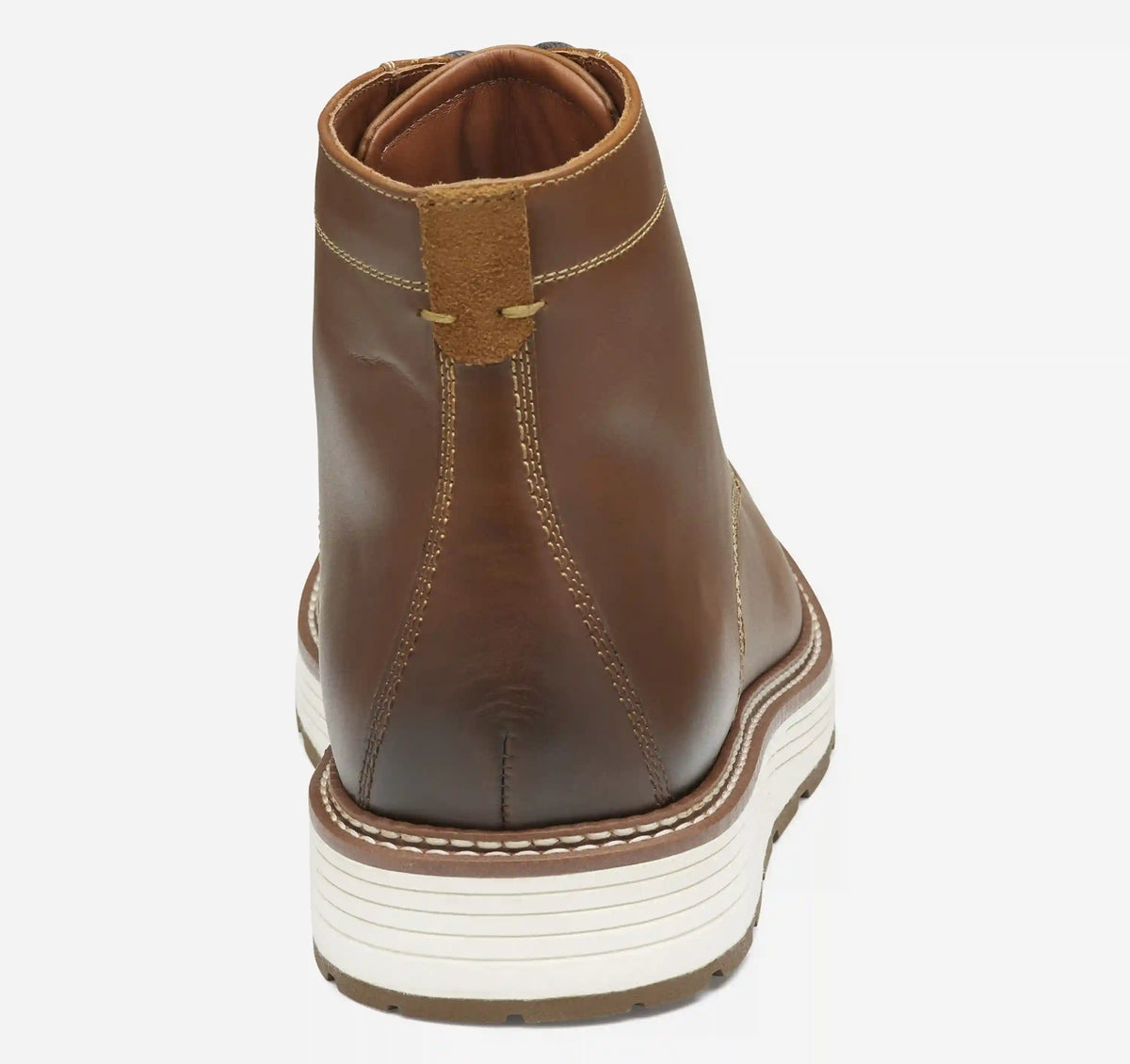Upton Lug Plain Toe Boot - Dark Tan Waterproof Full Grain