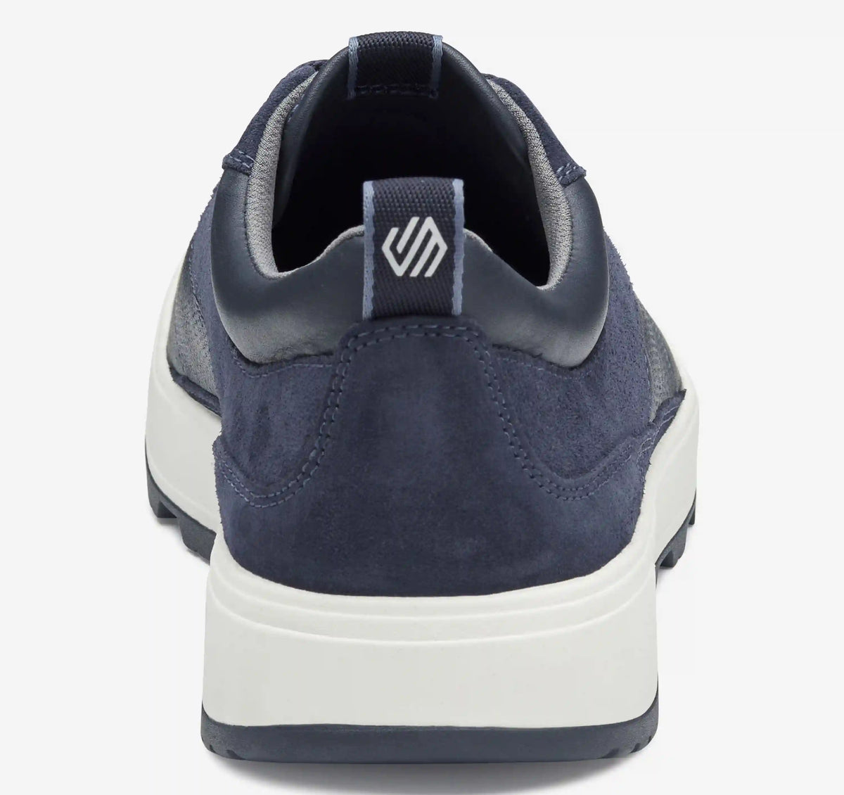 Lucas U-Throat - Navy Full-Grain Leather/Suede