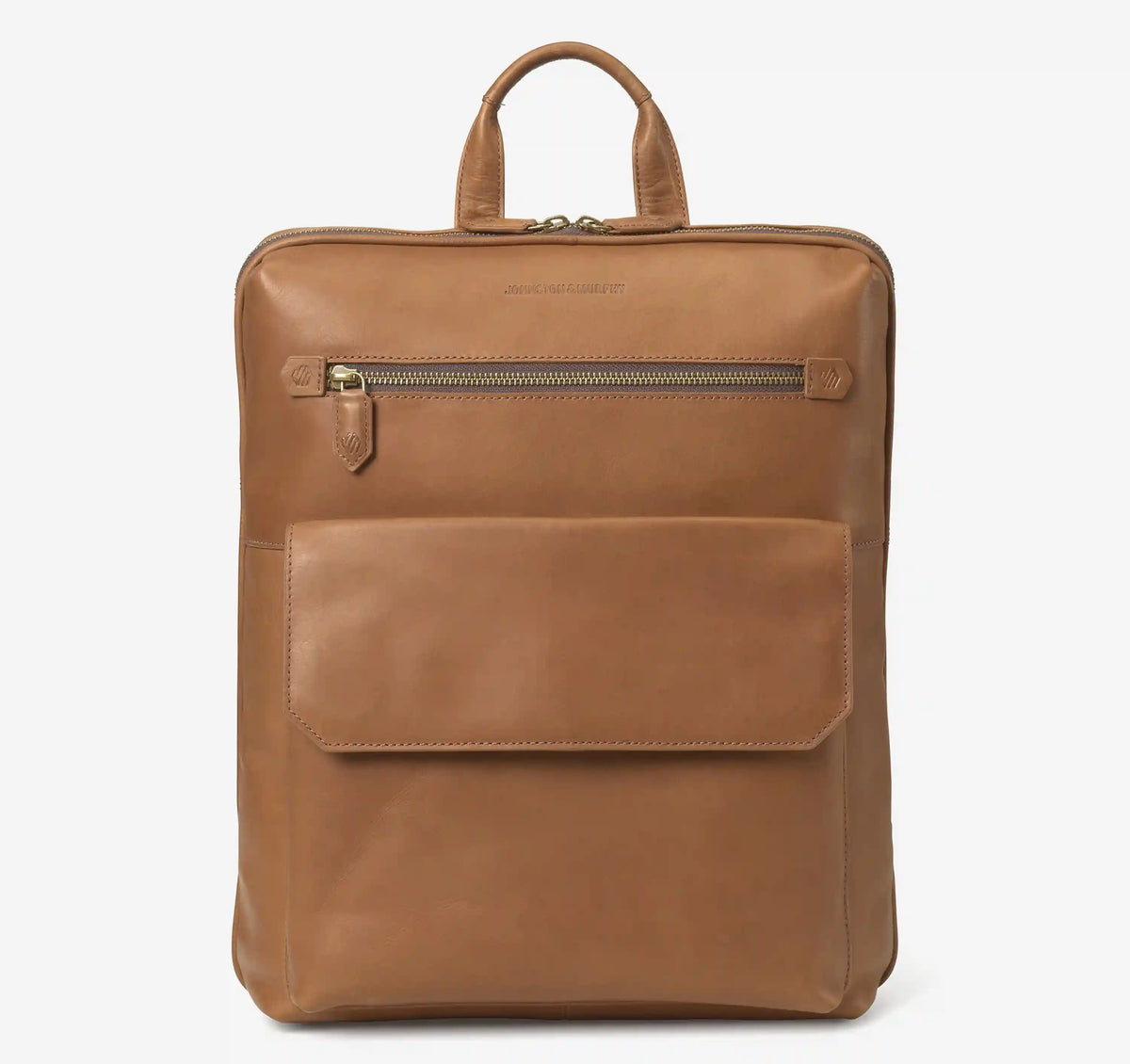 Rhodes Commuter Backpack - Tan Full Grain