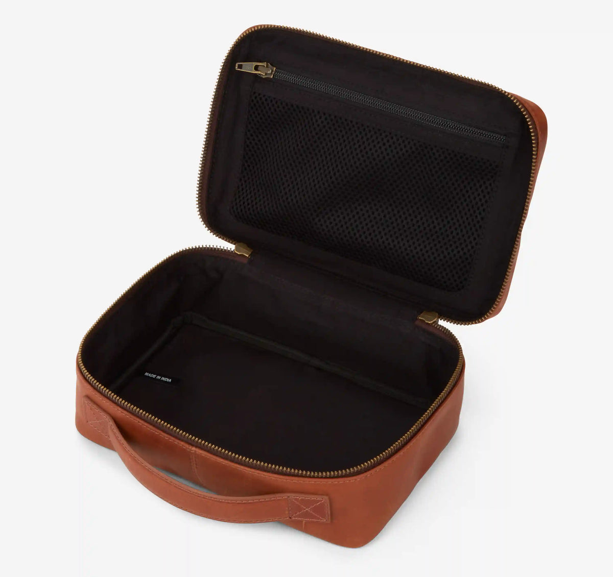 Rhodes Travel Kit - Tan Full Grain