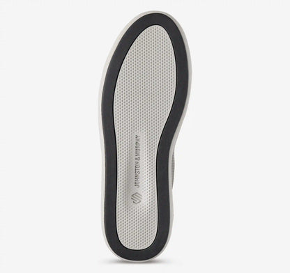 Anders T-Toe - Black Suede/Gray Full-Grain Leather