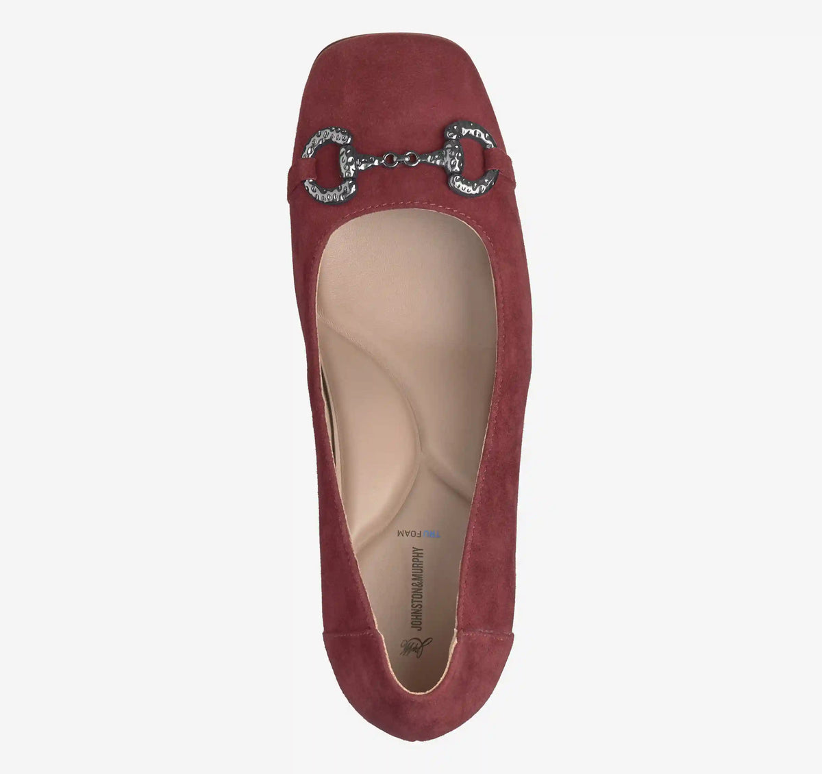 Whitney Bit Pump - Merlot Kid Suede