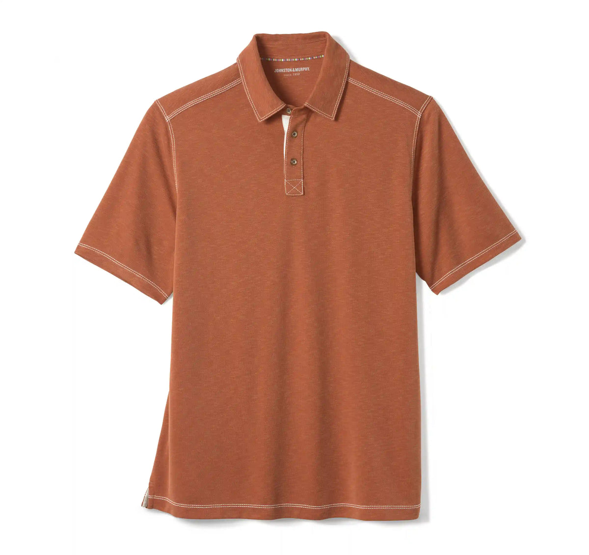 Vintage Slub Polo - Rust