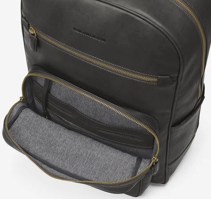 Rhodes Backpack - Black Full Grain