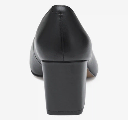 Vicki Pump - Black Glove Leather