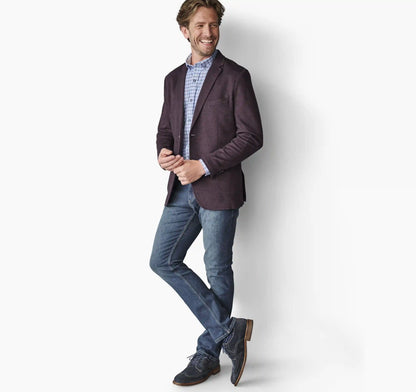 XC Flex® Pinnacle Knit Blazer - Burgundy