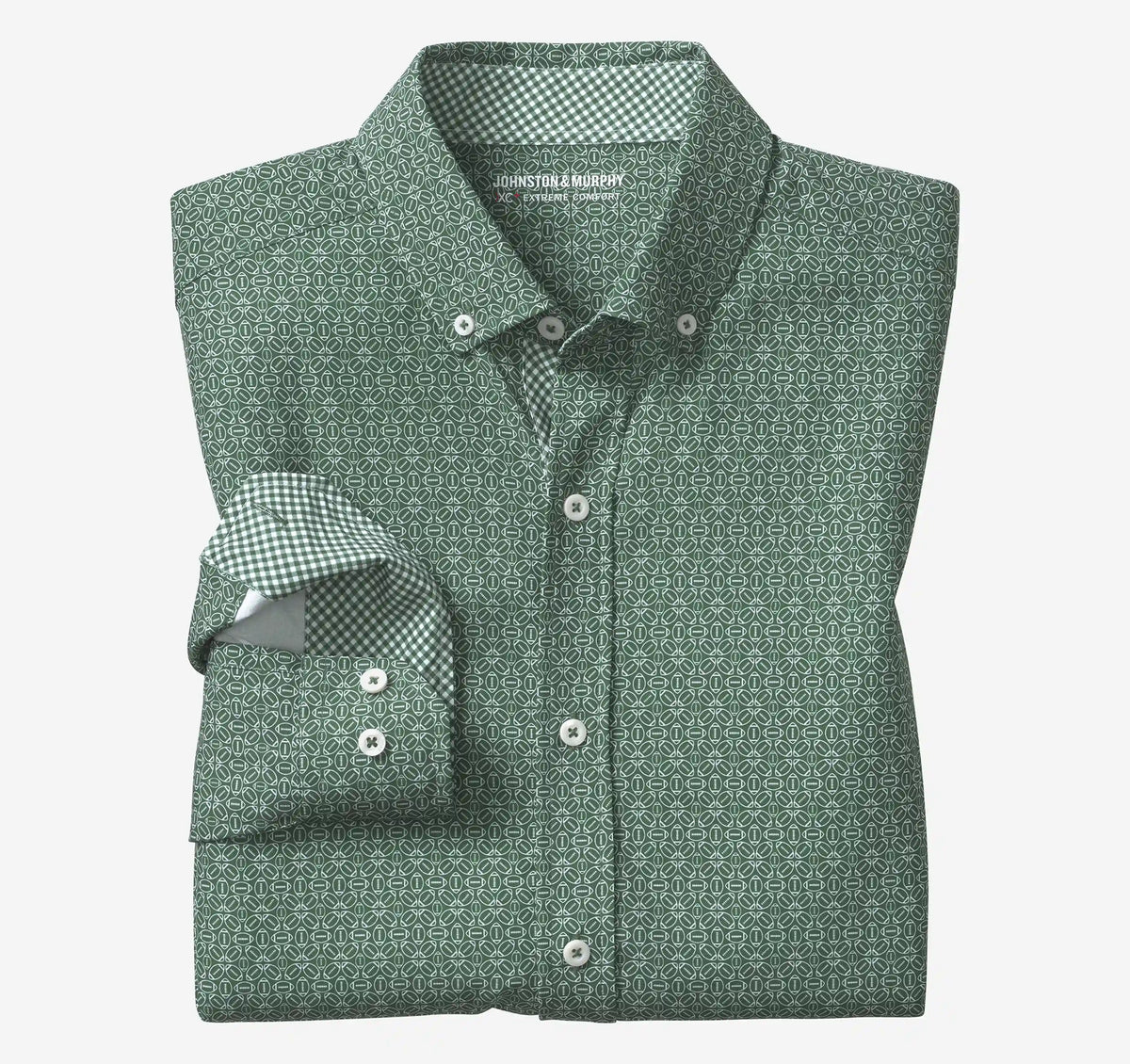 Game Day XC+™ Long-Sleeve Football Print Shirt - Green