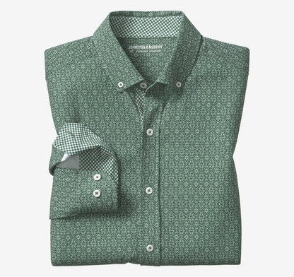 Game Day XC+™ Long-Sleeve Football Print Shirt - Green