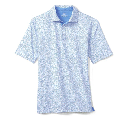 Game Day XC+™ Multi-Sport Print Polo - Light Blue