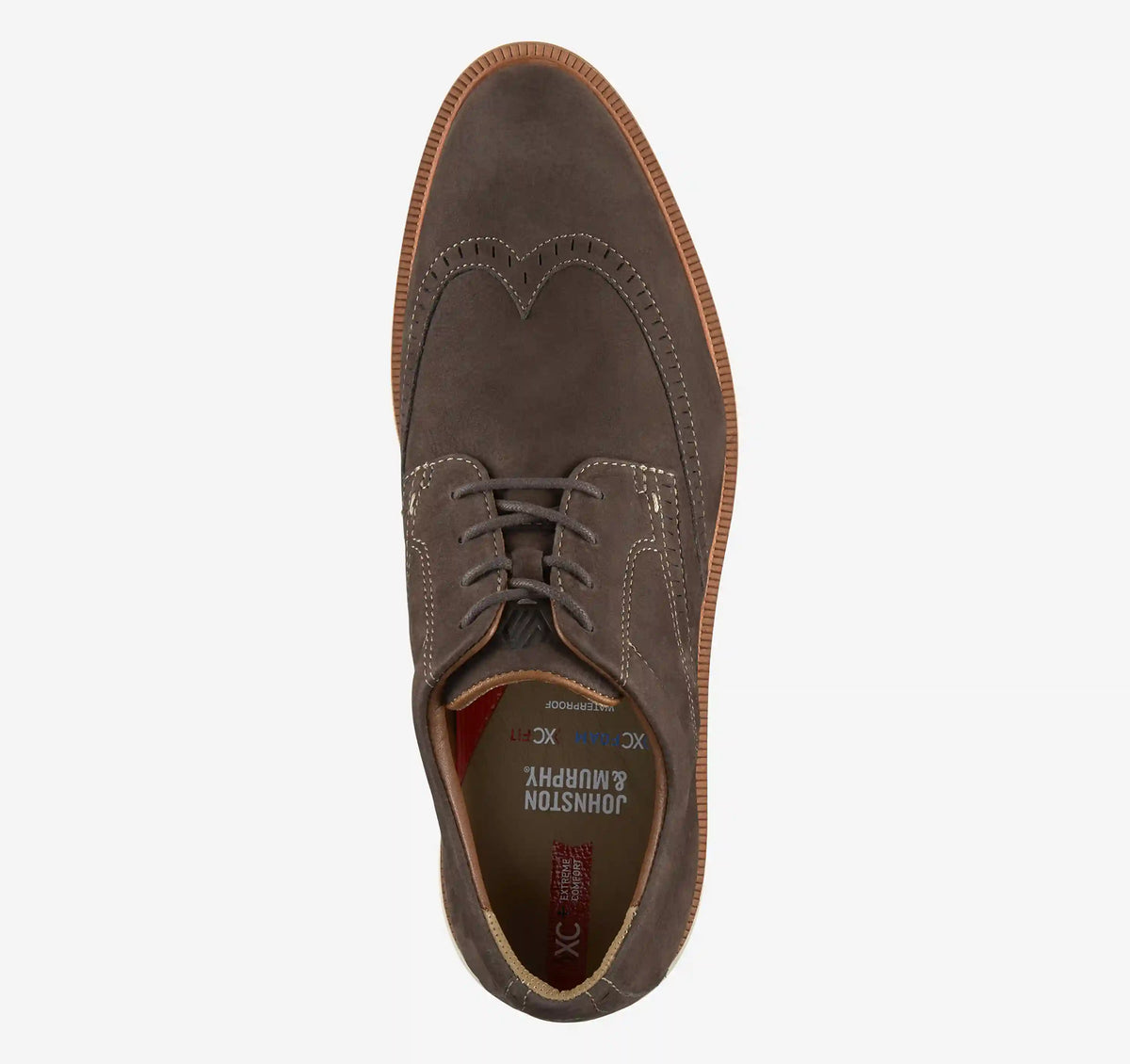 XC+™ Parker Wingtip - Brown Waterproof Nubuck