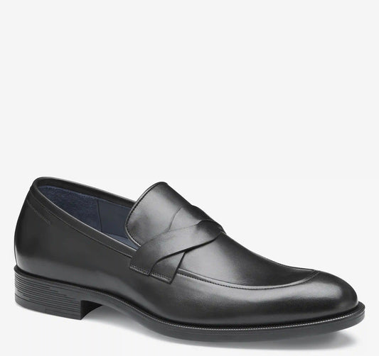 Flynch Braided Strap Loafer - Black Italian Calfskin