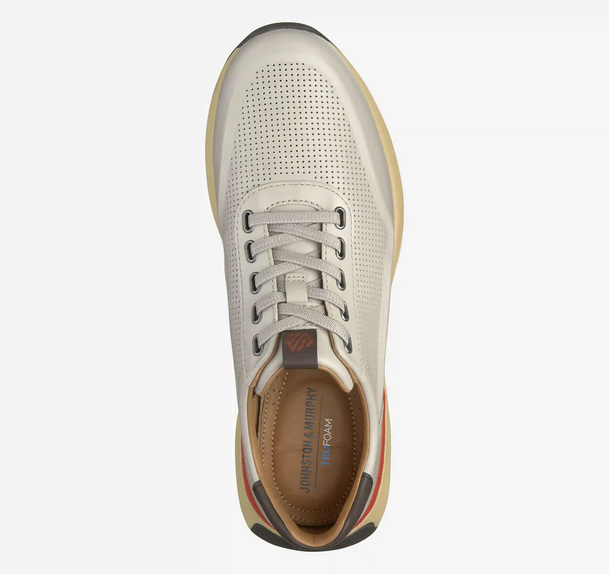 Douglas U-Throat Jogger - Beige Full-Grain Leather
