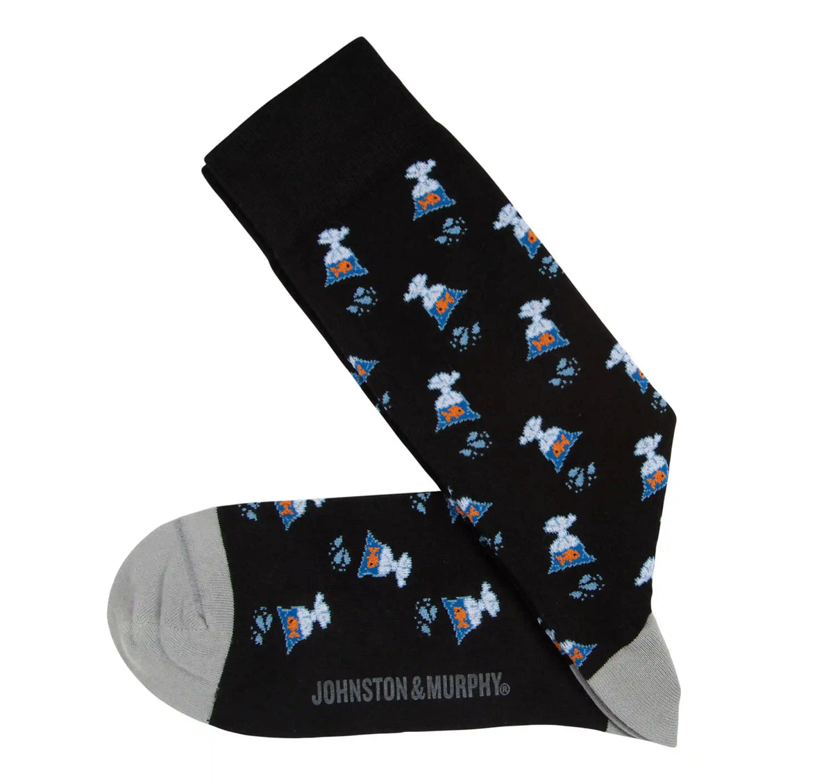 Novelty Socks - Black Bag of Fish