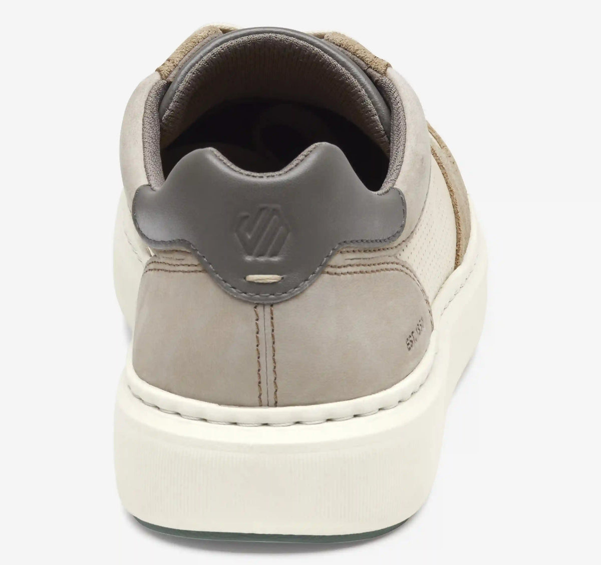 Anders T-Toe - Beige Suede/White Full-Grain Leather