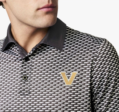 Collegiate XC+™ State Print Polo - Vanderbilt University - Black