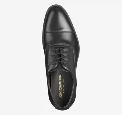Redford Cap Toe - Black Full-Grain Leather
