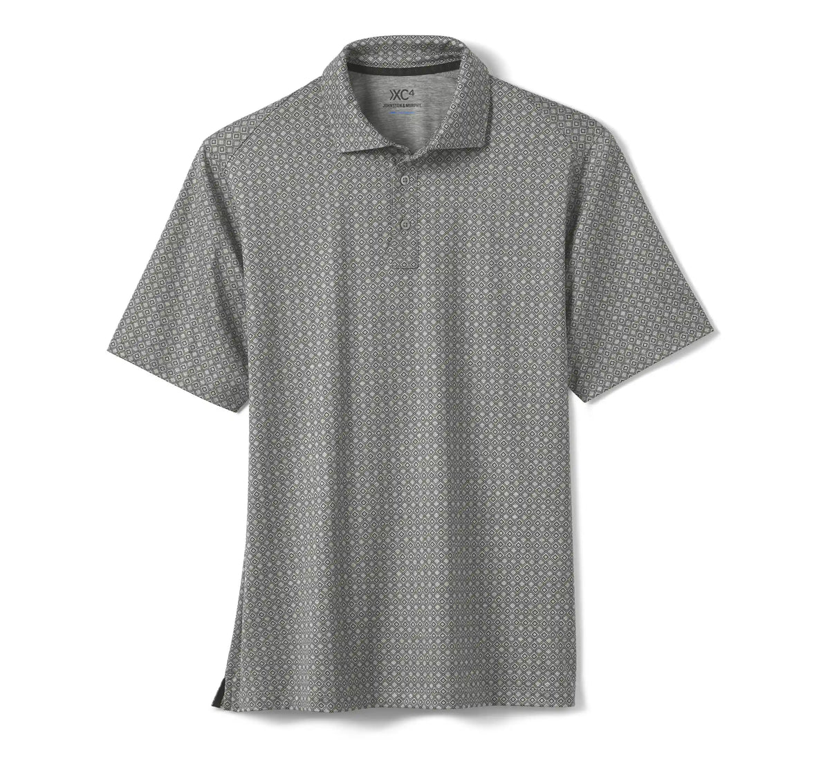 XC4® Performance Print Polos + Cool Degree® - Gray Diamonds
