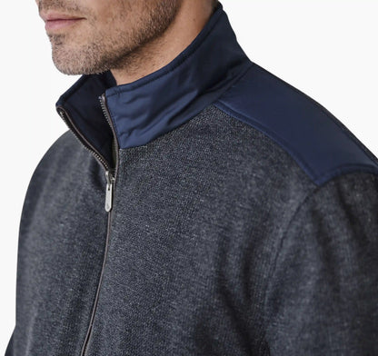 Kenner Reversible Jacket - Navy/Navy Knit