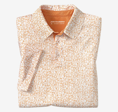 Game Day XC+™ Multi-Sport Print Polo - Orange