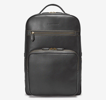 Rhodes Backpack - Black Pebbled Leather