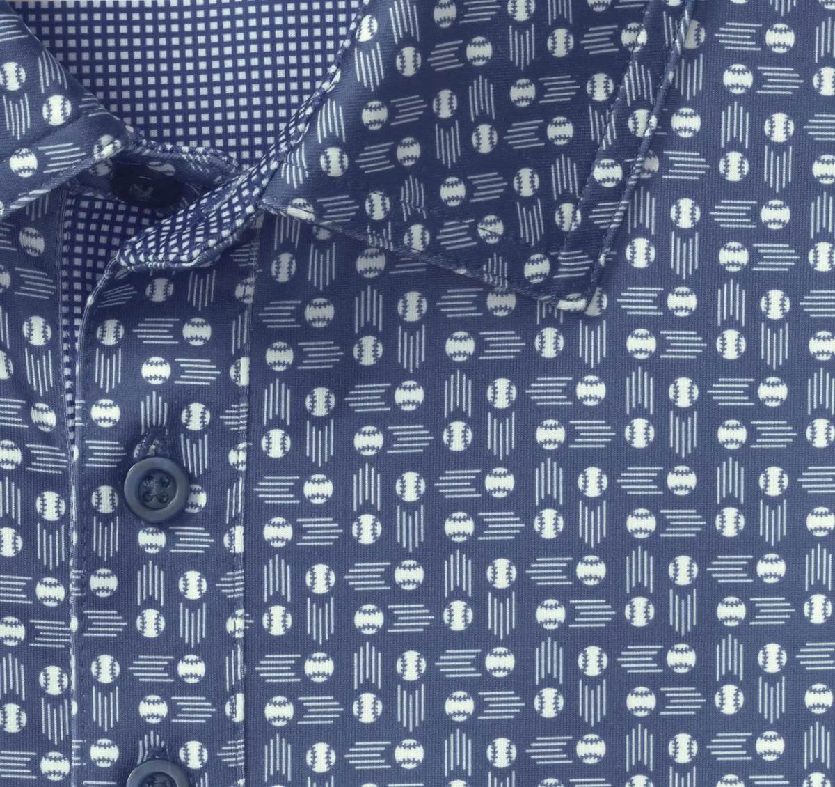 Game Day XC+™ Baseball Print Polo - Navy
