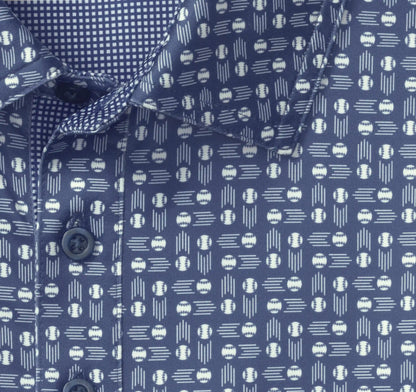 Game Day XC+™ Baseball Print Polo - Navy
