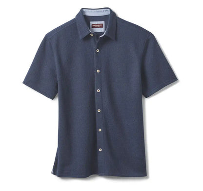 Linden Textured Short-Sleeve Shirt