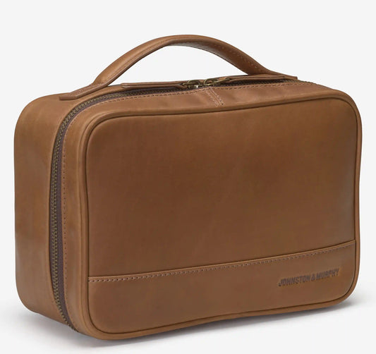 Rhodes Travel Kit - Tan Full Grain