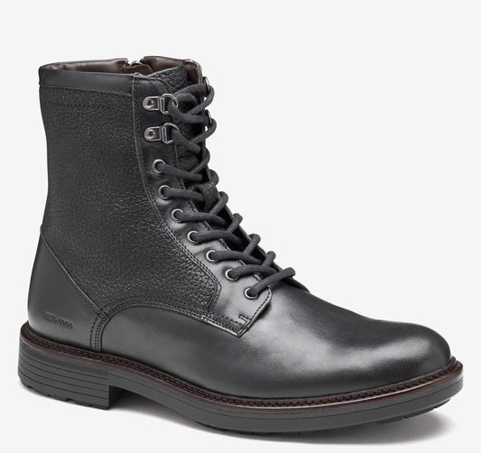Latham Plain Toe Boot - Black European Calfskin