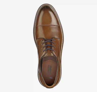 Upton Dress Cap Toe - Tan Full Grain