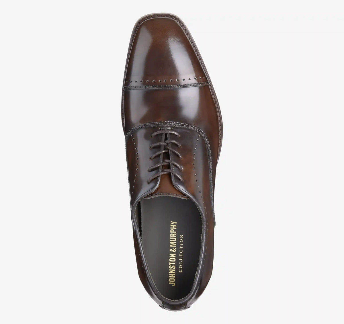Arrister Cap Toe - Mahogany Italian Full-Grain Leather