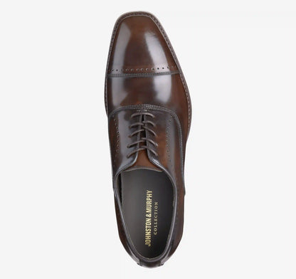 Arrister Cap Toe - Mahogany Italian Full-Grain Leather