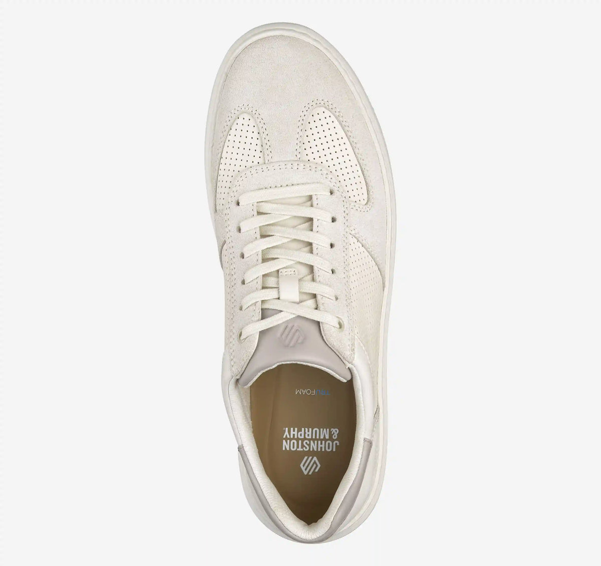 Anders T-Toe - White Suede/Full-Grain Leather