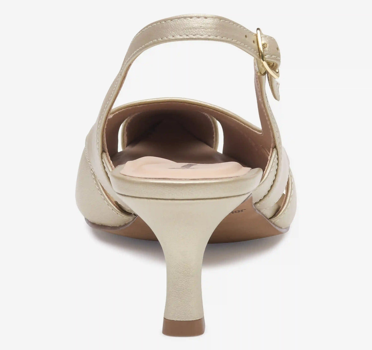 Lindsey Cut-Out Slingback - Sand Pearlized Sheepskin