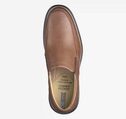 XC4® Stanton 2.0 Moc Venetian Loafer - Tan Waterproof Full Grain