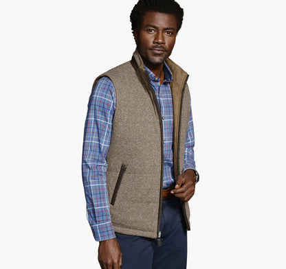 Upton Reversible Vest - Camel/Light Brown