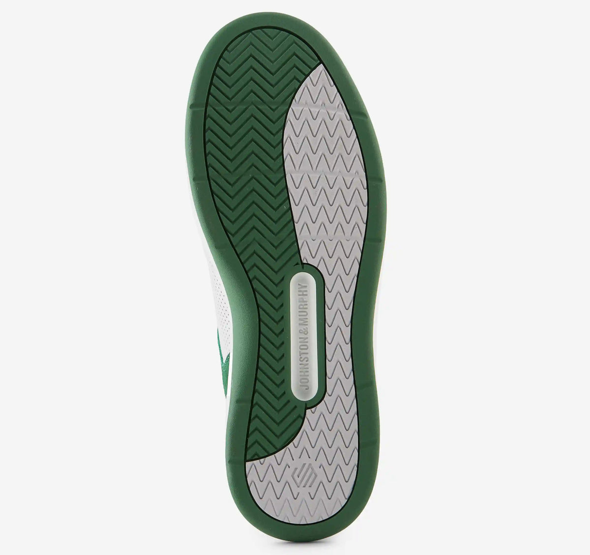 Dawson Moc Toe U-Throat - White Full Grain/Green Suede