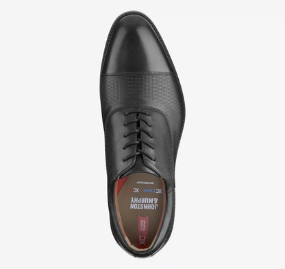 XC+™ Copley Cap Toe - Black Waterproof Full-Grain Leather