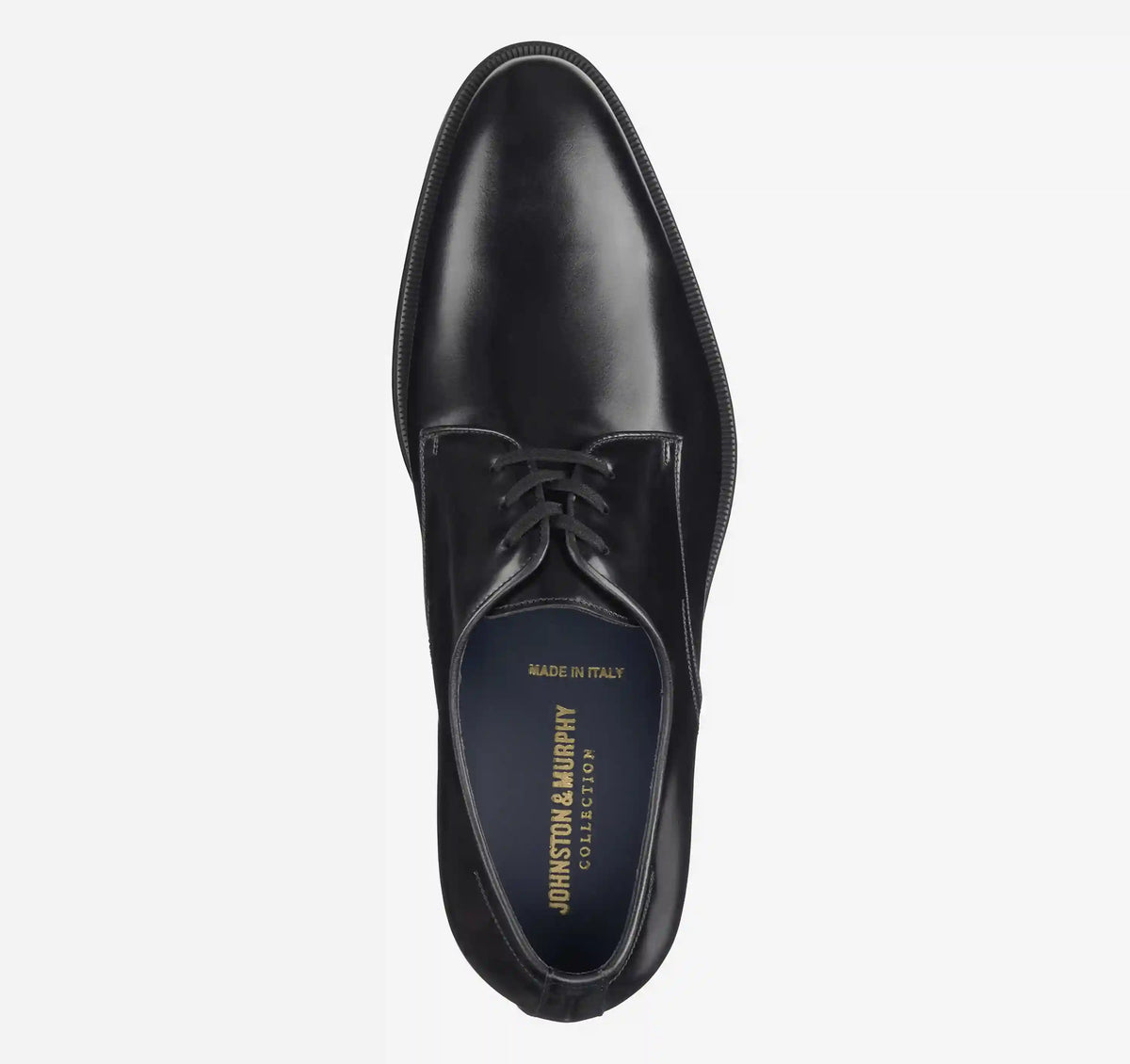 Flynch Plain Toe - Black Italian Calfskin
