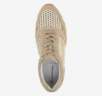 Piper Crochet Lace-Up - Sand Suede/Crochet