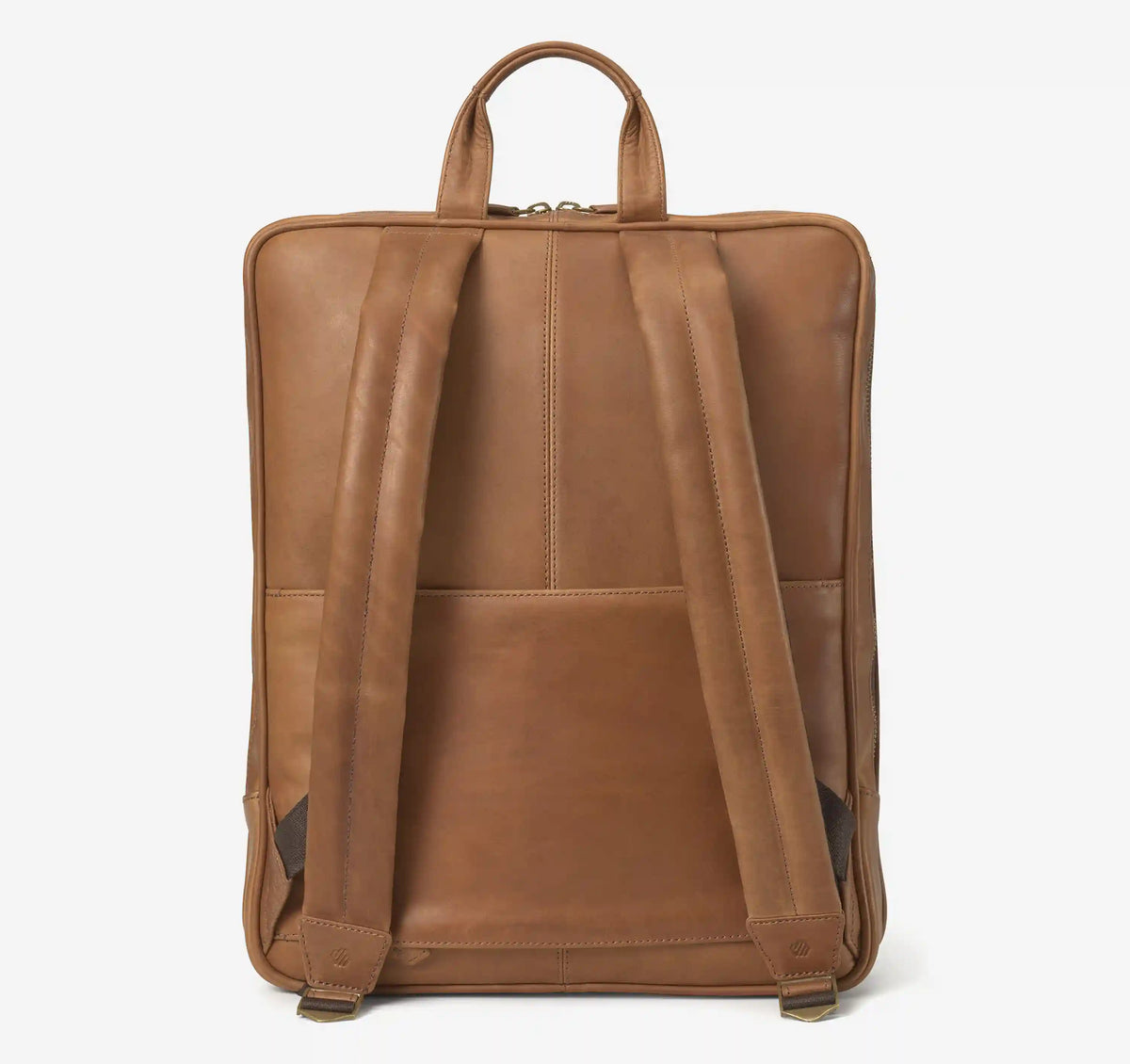 Rhodes Commuter Backpack - Tan Full Grain